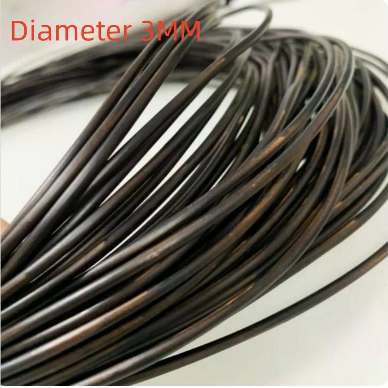 10 Meters PE Wood Color PE Flat Gradient Synthetic Rattan Material Weaving Plastic Cane For Outdoor Chair Table Basket