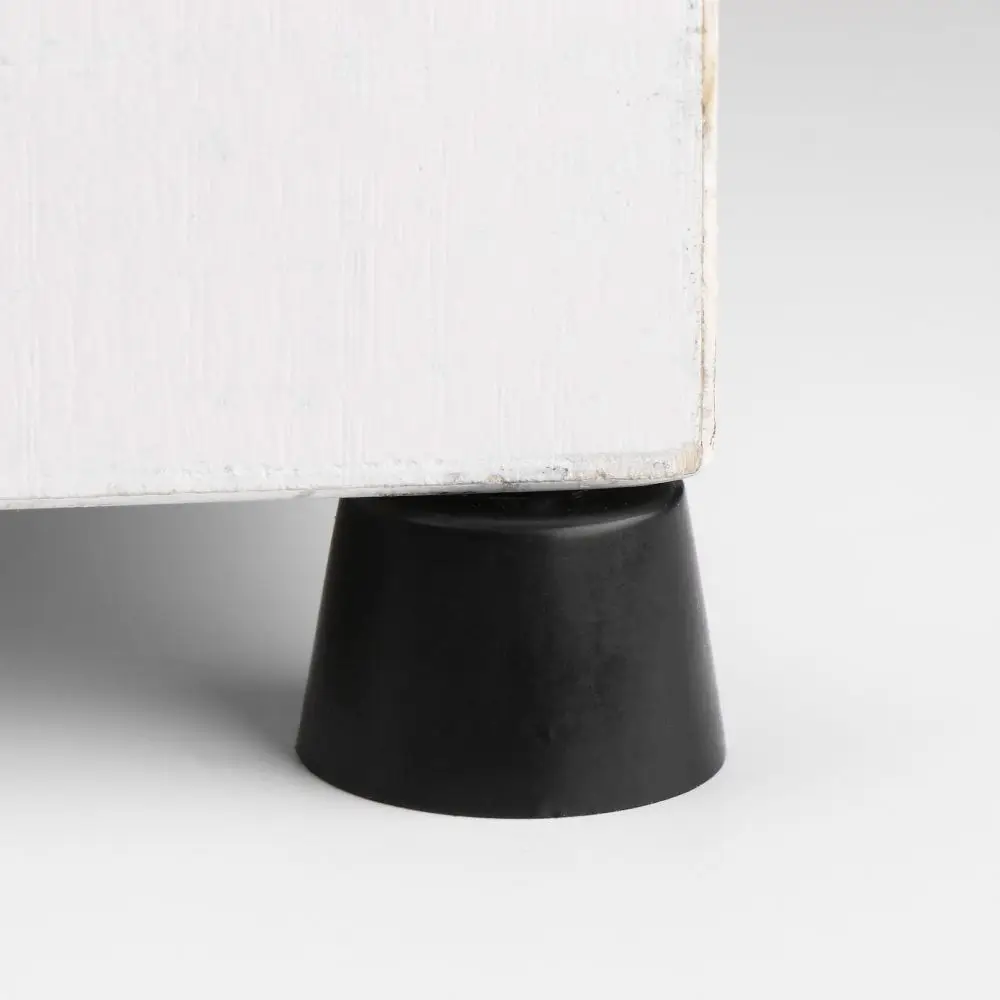10pcs Furniture Slip Feet Black Speaker Bed Table Box Tapered Rubber Shock Protection Floor Protective Pad  Furniture Parts