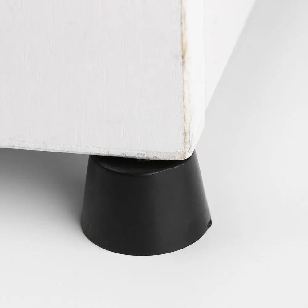 10pcs Furniture Slip Feet Black Speaker Bed Table Box Tapered Rubber Shock Protection Floor Protective Pad  Furniture Parts