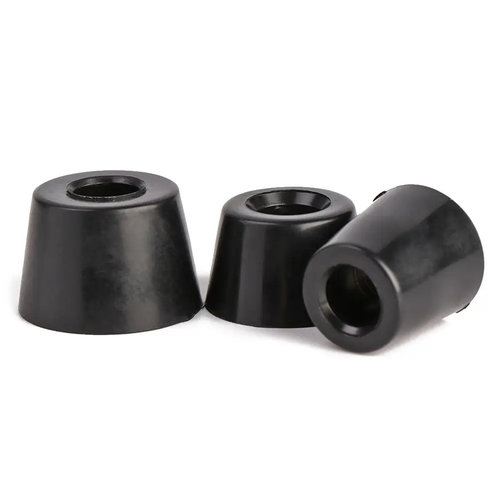 10pcs Furniture Slip Feet Black Speaker Bed Table Box Tapered Rubber Shock Protection Floor Protective Pad  Furniture Parts