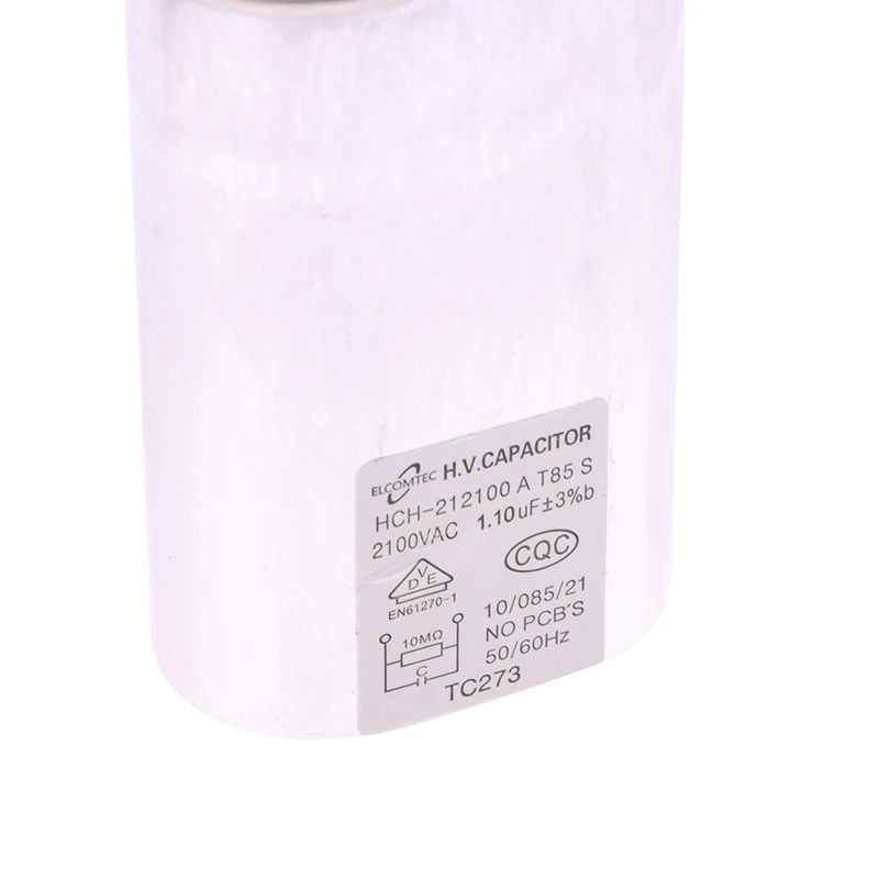 1Pc For Microwave Oven Capacitor Parts 0.85uF/0.9uF/0.95uF/1.00uF/1.05uF/1.08uF/1.1uF Microwave Oven High Voltage Capacitor