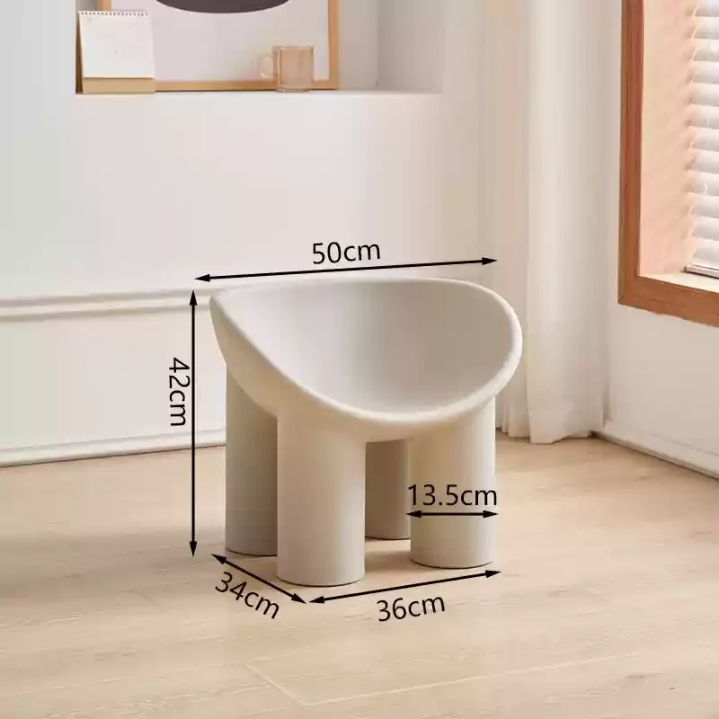 Children's Small Living Room Recliner Single Styled Seat Comfortable Wear-Resistant Sofa Creative Elephant Leg Wide Chair