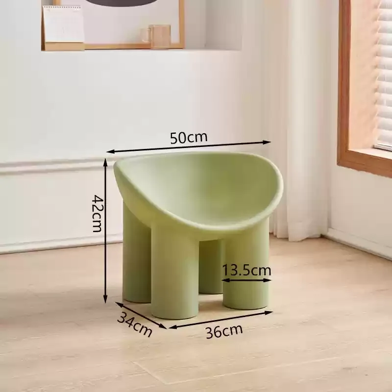 Children's Small Living Room Recliner Single Styled Seat Comfortable Wear-Resistant Sofa Creative Elephant Leg Wide Chair