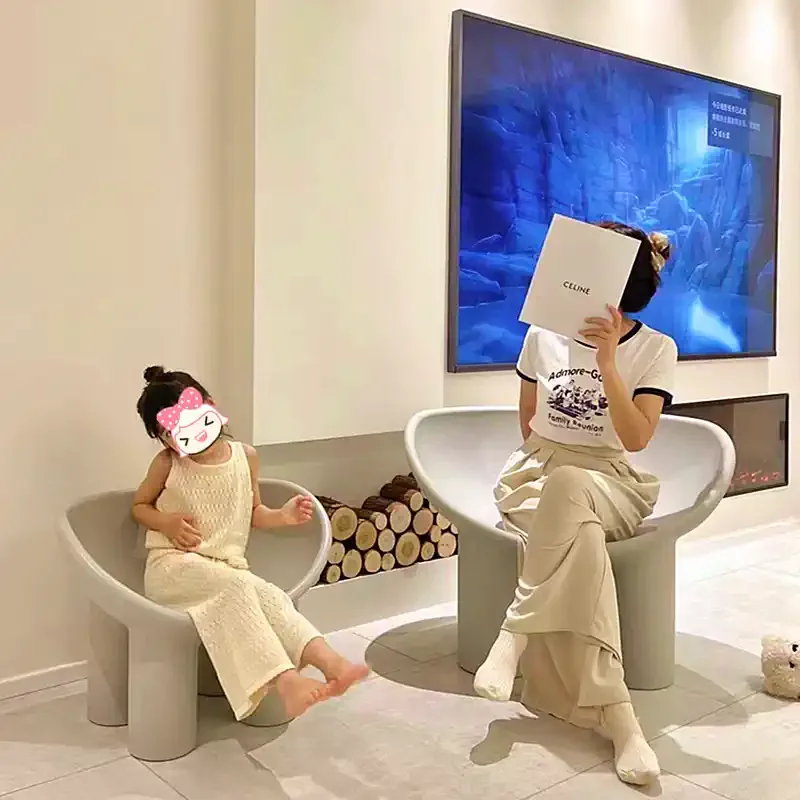 Children's Small Living Room Recliner Single Styled Seat Comfortable Wear-Resistant Sofa Creative Elephant Leg Wide Chair