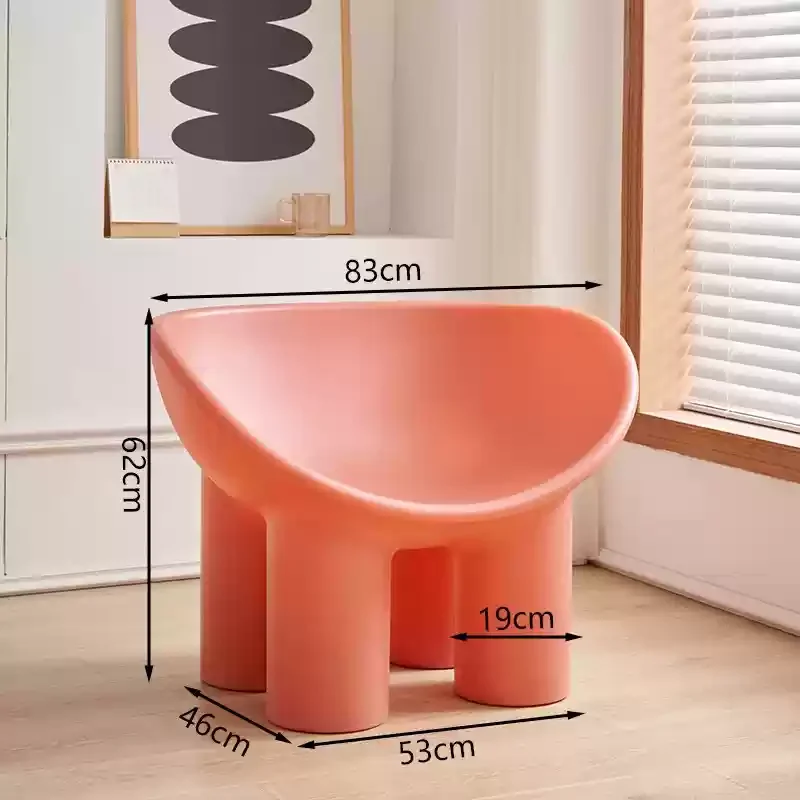 Children's Small Living Room Recliner Single Styled Seat Comfortable Wear-Resistant Sofa Creative Elephant Leg Wide Chair
