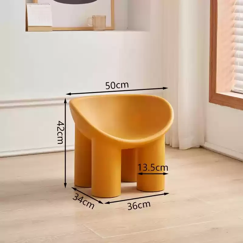 Children's Small Living Room Recliner Single Styled Seat Comfortable Wear-Resistant Sofa Creative Elephant Leg Wide Chair