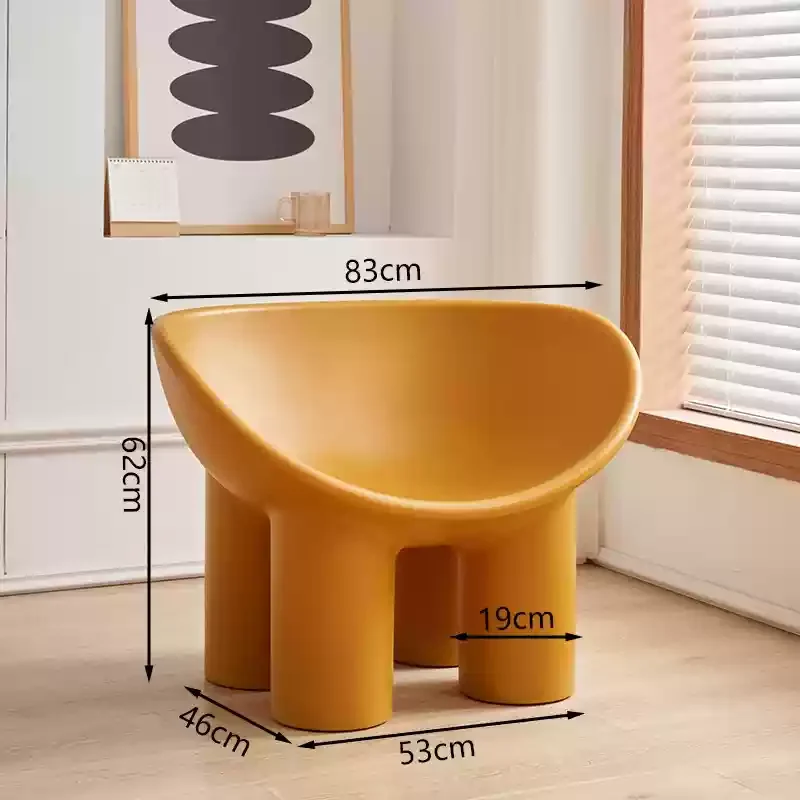 Children's Small Living Room Recliner Single Styled Seat Comfortable Wear-Resistant Sofa Creative Elephant Leg Wide Chair
