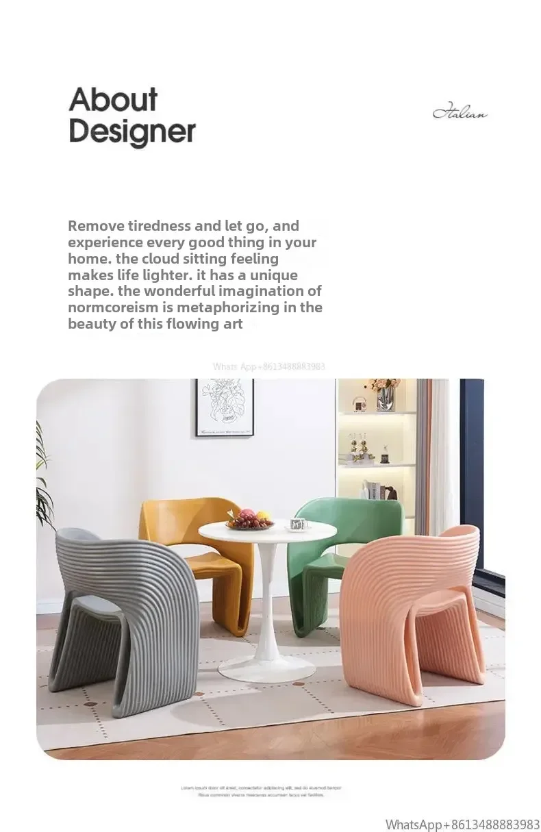 Nordic, Single, Sofa Chair Home, Living Room, Creative, Casual, Outdoor, Modern, Minimalist, Designer