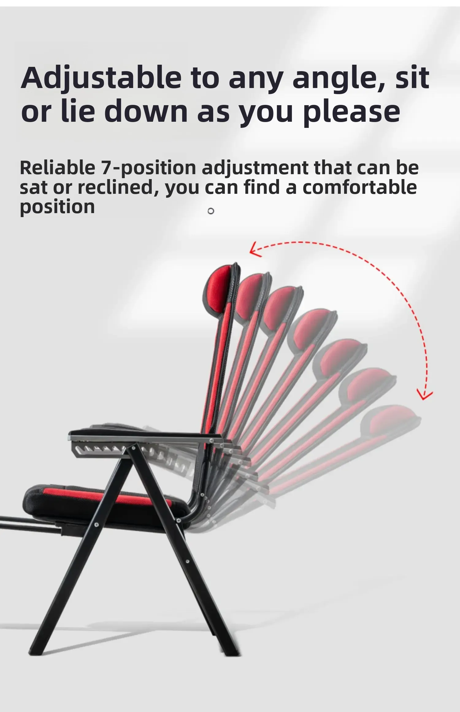 Ergonomic Office Gaming Chair Reclining Computer Desk Chair with Support Foldable Task Chair for Home Office Chaise Lounge