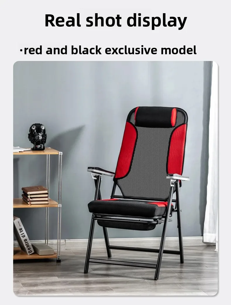 Ergonomic Office Gaming Chair Reclining Computer Desk Chair with Support Foldable Task Chair for Home Office Chaise Lounge