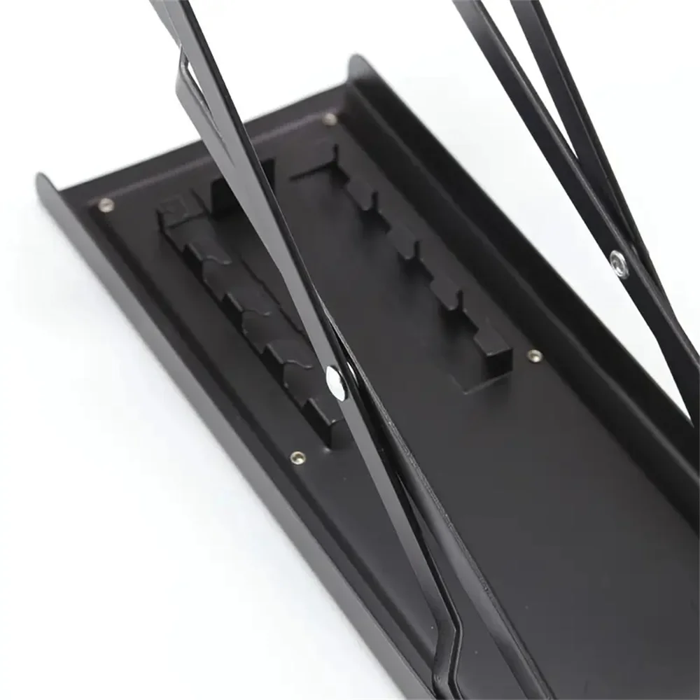 Adjustable Folding Footrest 4-Height Levels Non-Slip Pedicure Platform Stable Pedal Stand for Beauty Salons Toe Nail Care Tool