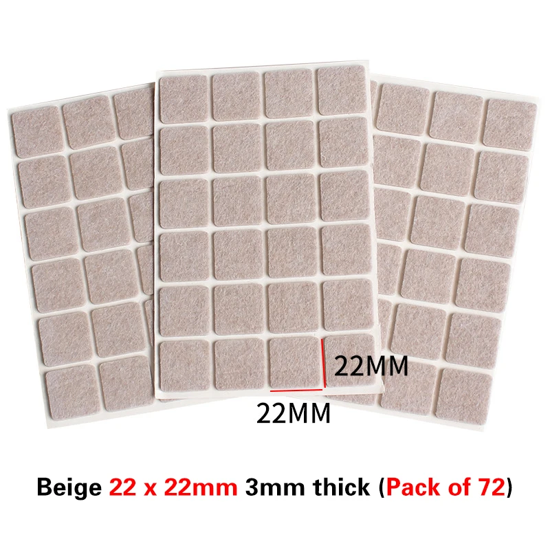 Felt table chair foot pad furniture protection pad floor wear-resistant noise reduction anti slip stool chair corner pad