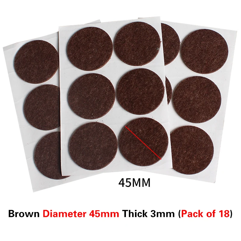 Felt table chair foot pad furniture protection pad floor wear-resistant noise reduction anti slip stool chair corner pad