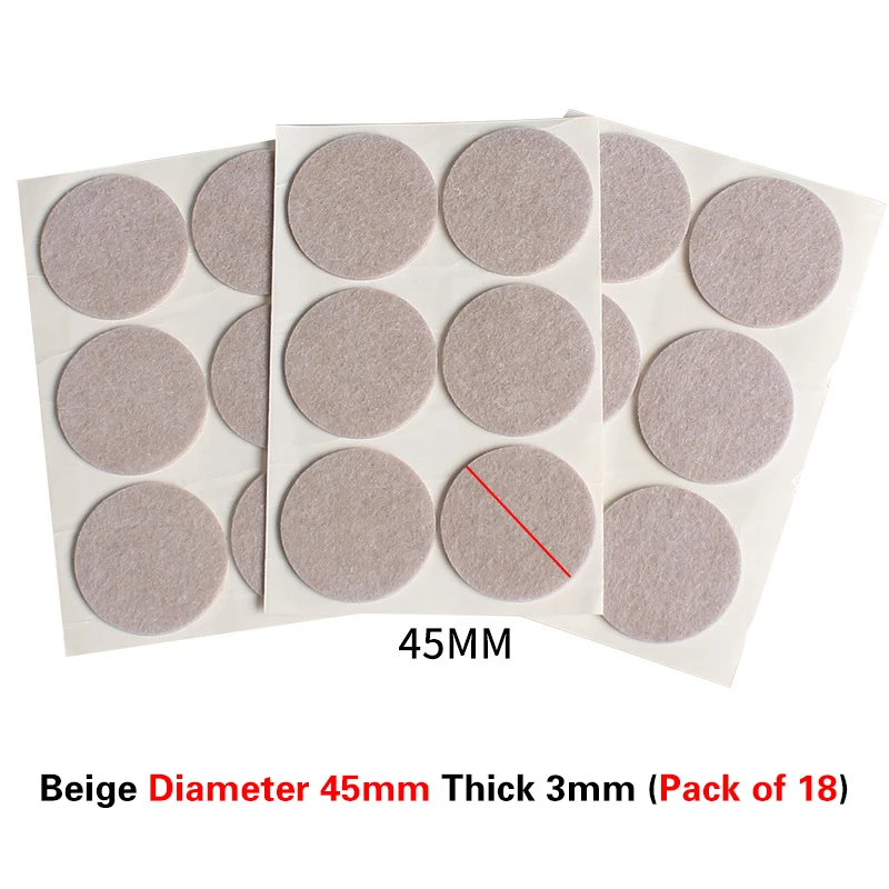 Felt table chair foot pad furniture protection pad floor wear-resistant noise reduction anti slip stool chair corner pad