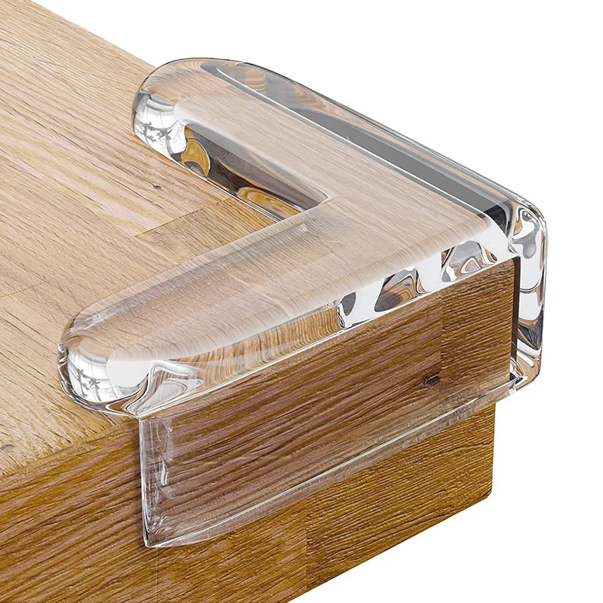 4/8pcs Safe Transparent Corner Protectors, Clear Table Edge Protectors, Protectors For Furniture Cabinet Against Sharp Corners