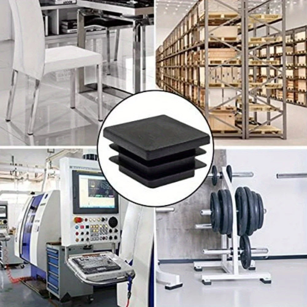 45*45MM Square Steel Moulds Protective Cover Head Foot Sheath Square Plastic Plug Foot Tube Stool