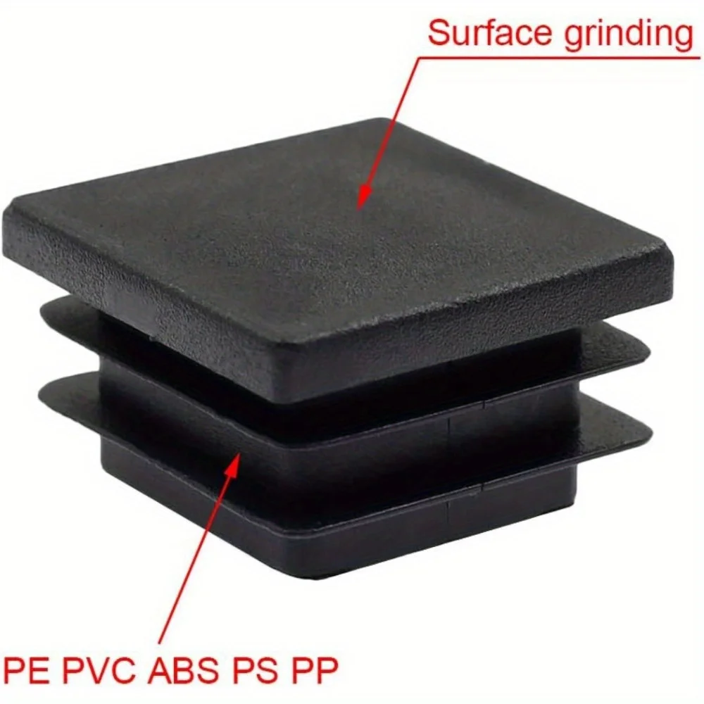 45*45MM Square Steel Moulds Protective Cover Head Foot Sheath Square Plastic Plug Foot Tube Stool