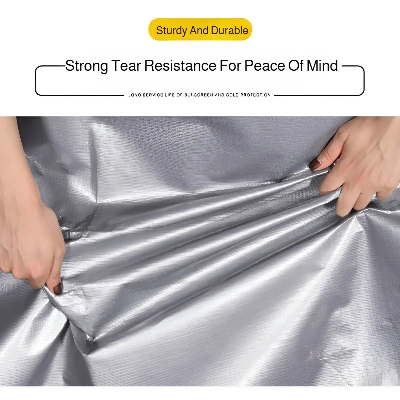 Thickened Waterproof PE Tarp Wear-resistant Rainproof Sun Shade Cloth Outdoor UV Resistant Tarpaulin for Garden Camping Tent