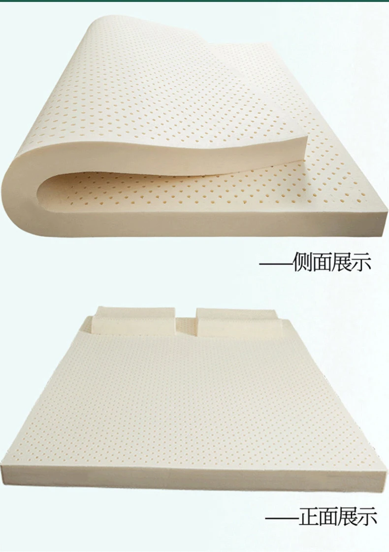 100% Natural Latex Mattress Thailand High-End Latex Mats Rubber Soft Cushion Two-Person Household 0.9/1.2/1.5/1.8m Home Mattress
