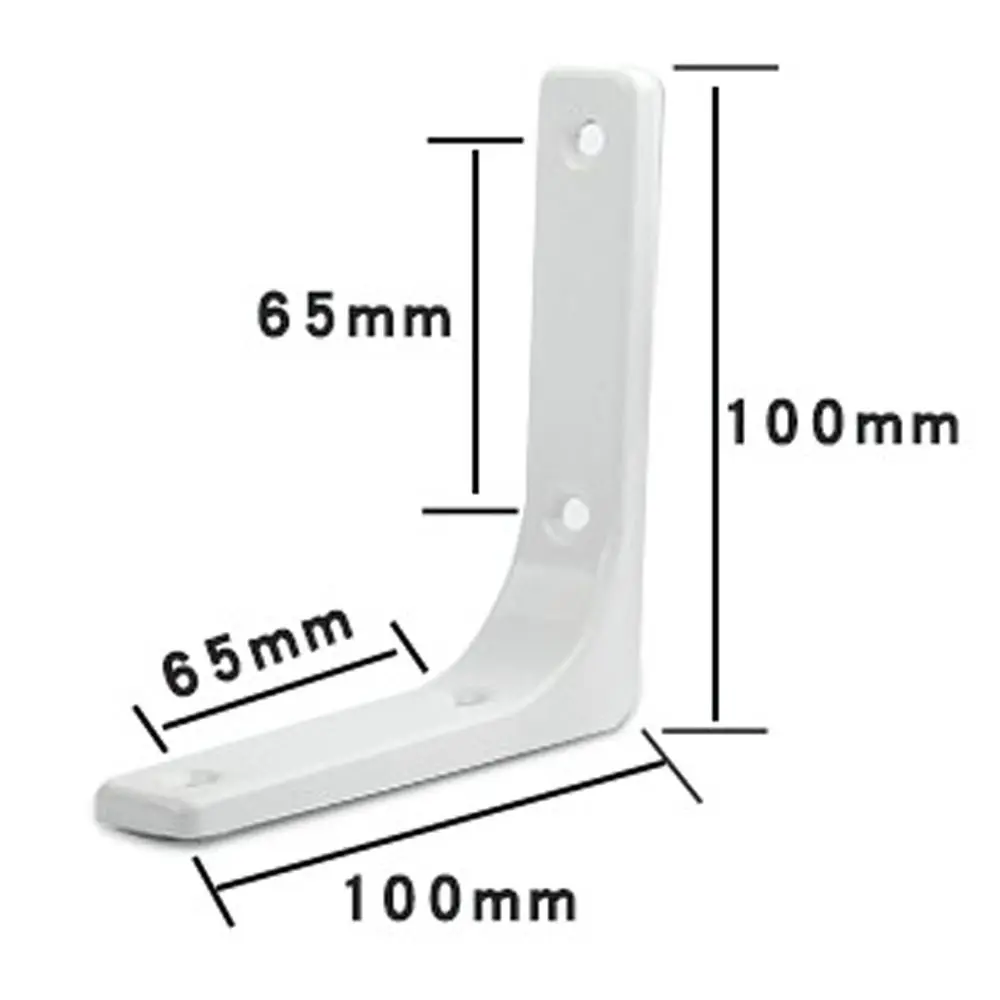 Steel Shelf Support Bracket Black/White Color Adjustable Wall Mounted Heavy Support Bench Table Bracket Triangle Angle Bracket