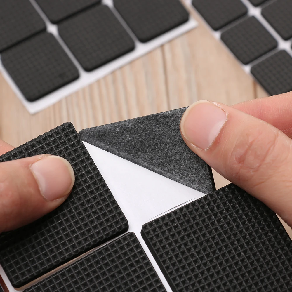 1-24PCS Thickening Self Adhesive Furniture Leg Feet Rug Felt Pads Anti Slip Mat Bumper Damper For Chair Table Protector Hardware