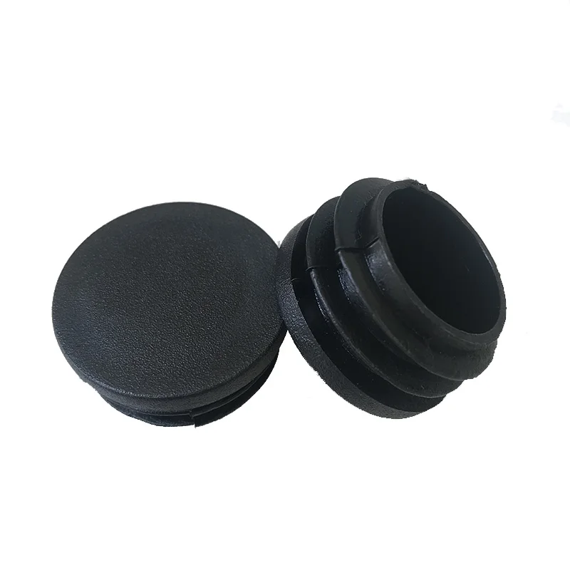 Thicken Black Round Plastic Blanking Plug Caps 16MM 19MM 22MM 25MM Tube Pipe Inserts Plug Bung Insert Stopper For Chair Leg Pipe