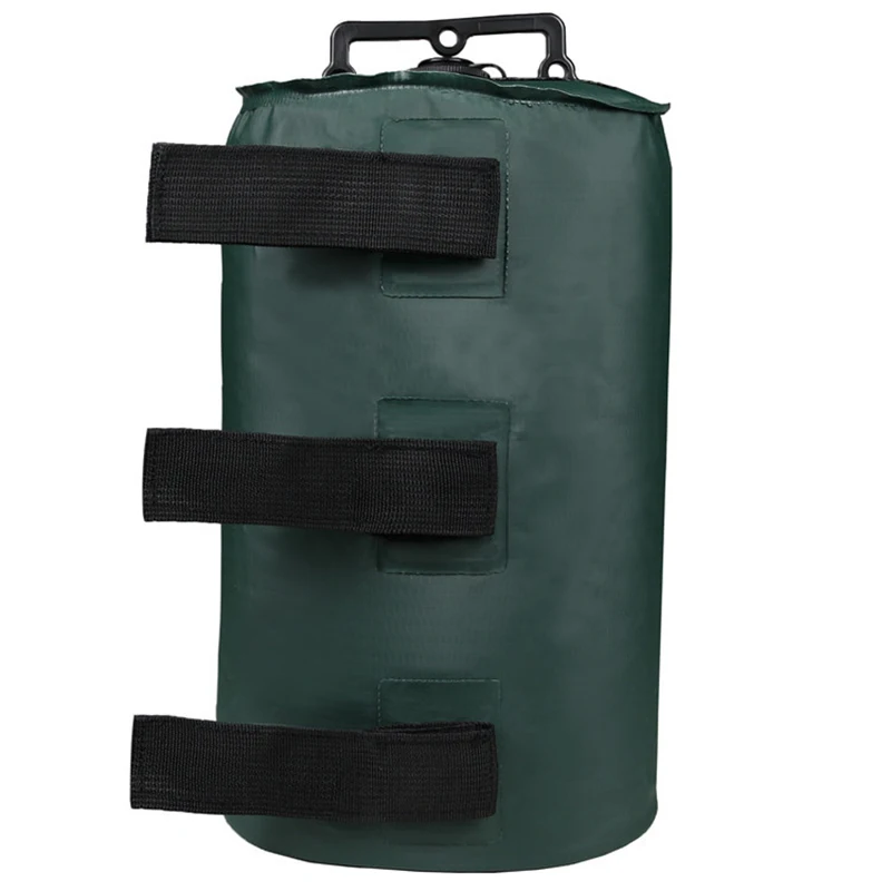 2PCS Canopy Water Weights Bag, 10KG, Heavy Duty Canopy Water Weight Bag Leg Weights for Outdoor Canopy, Tent, Black, Green