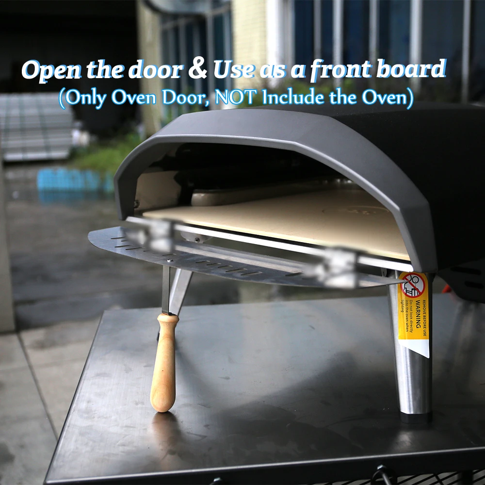 16/12 inch Pizza Oven Door Stainless Steel Pizza Oven Door Perfectly Sized for OONI Koda 16/12 inch
