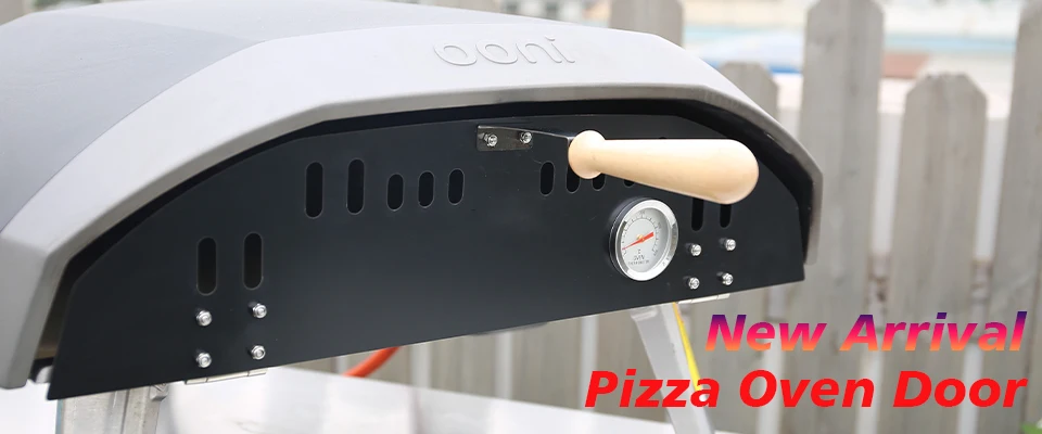 16/12 inch Pizza Oven Door Stainless Steel Pizza Oven Door Perfectly Sized for OONI Koda 16/12 inch