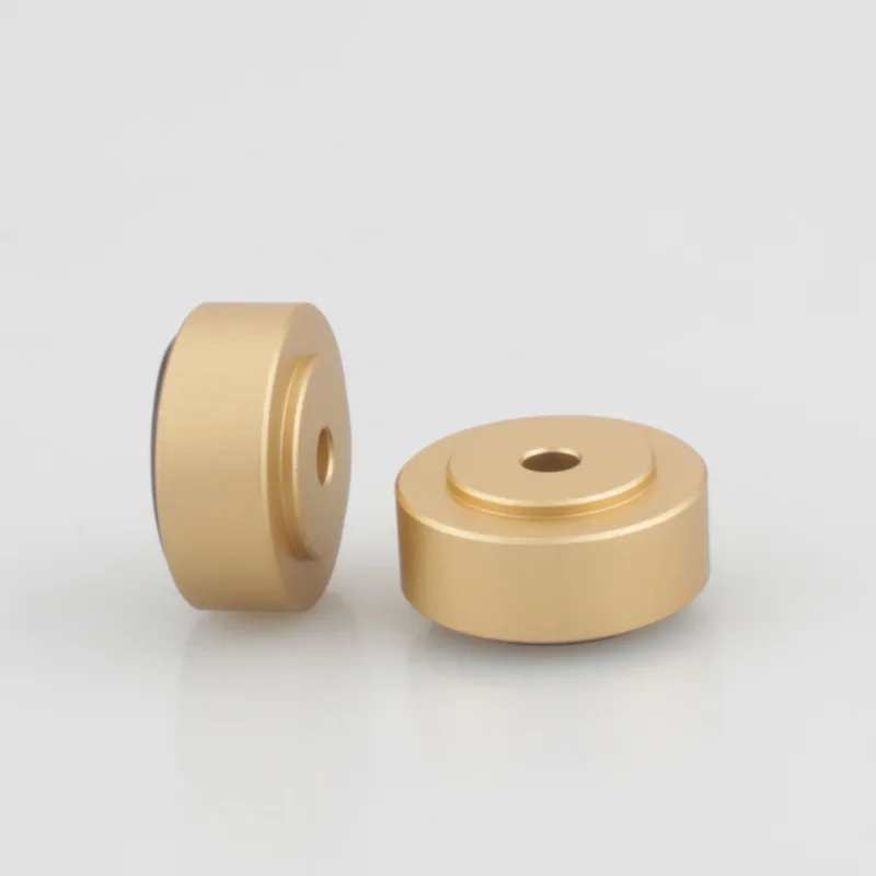 1/4/8PCS Aluminum Speaker Spikes Stand Feet Pad Rubber Buffer Floor Foot Nail for DAC Audio Sound Computer Case Repair Parts
