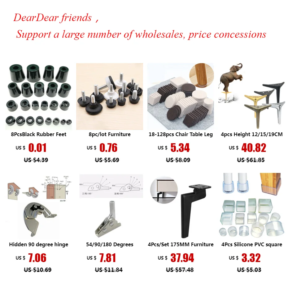 1/4/8PCS Aluminum Speaker Spikes Stand Feet Pad Rubber Buffer Floor Foot Nail for DAC Audio Sound Computer Case Repair Parts