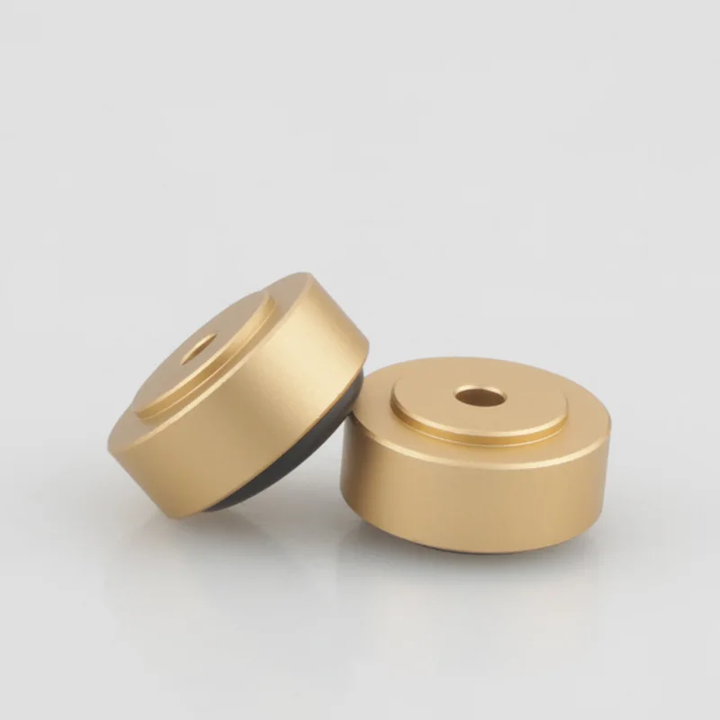 1/4/8PCS Aluminum Speaker Spikes Stand Feet Pad Rubber Buffer Floor Foot Nail for DAC Audio Sound Computer Case Repair Parts