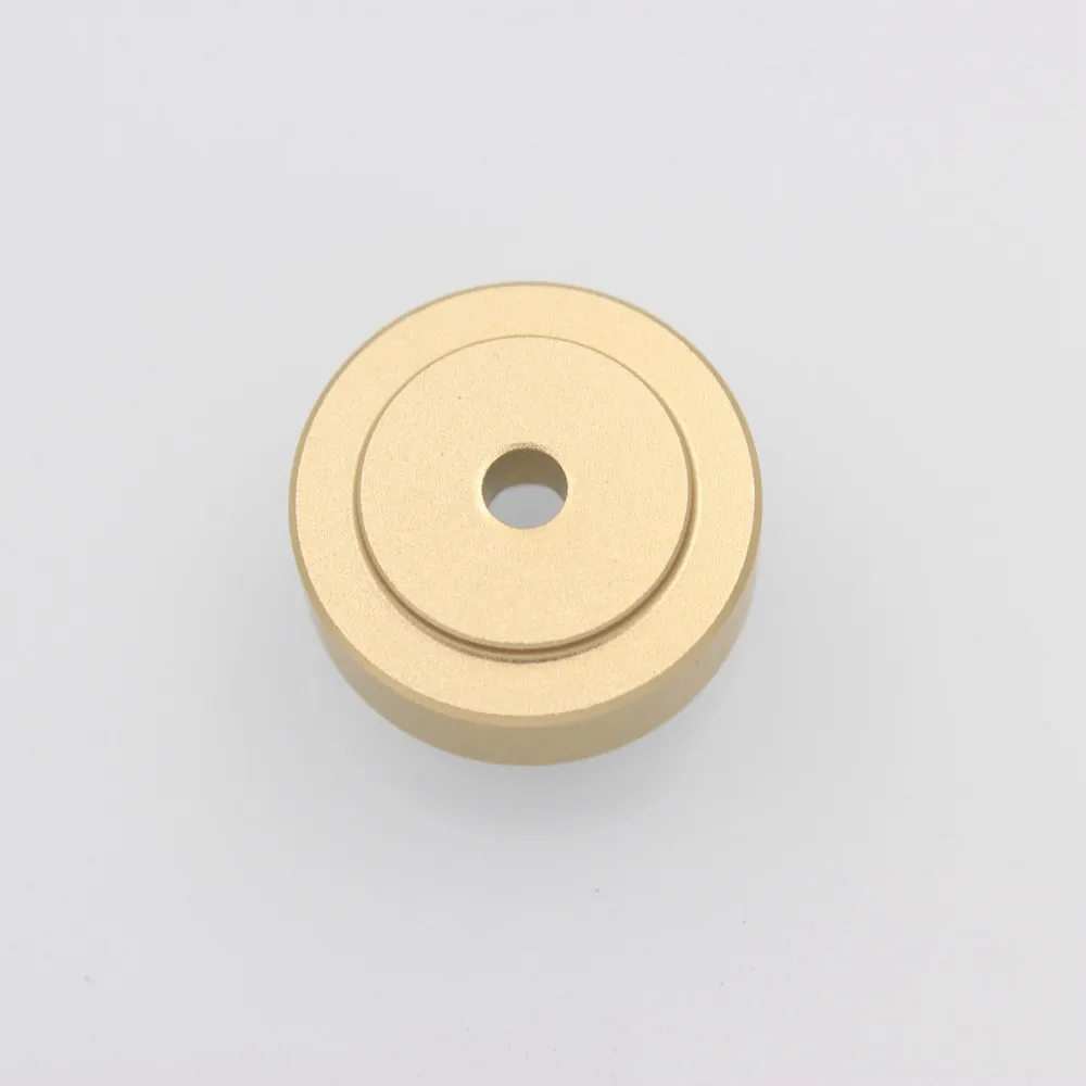 1/4/8PCS Aluminum Speaker Spikes Stand Feet Pad Rubber Buffer Floor Foot Nail for DAC Audio Sound Computer Case Repair Parts