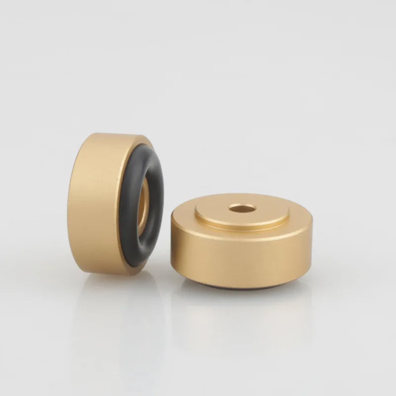 1/4/8PCS Aluminum Speaker Spikes Stand Feet Pad Rubber Buffer Floor Foot Nail for DAC Audio Sound Computer Case Repair Parts