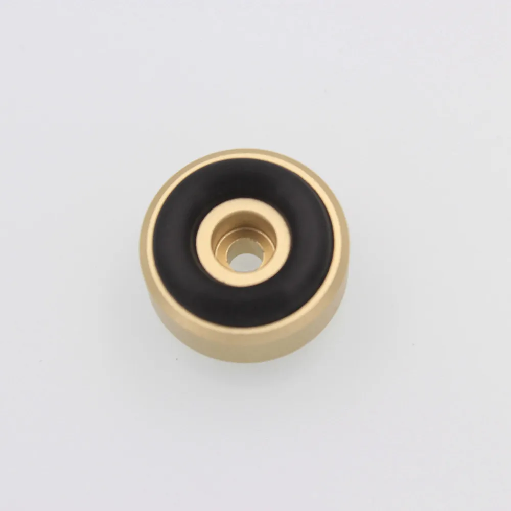 1/4/8PCS Aluminum Speaker Spikes Stand Feet Pad Rubber Buffer Floor Foot Nail for DAC Audio Sound Computer Case Repair Parts