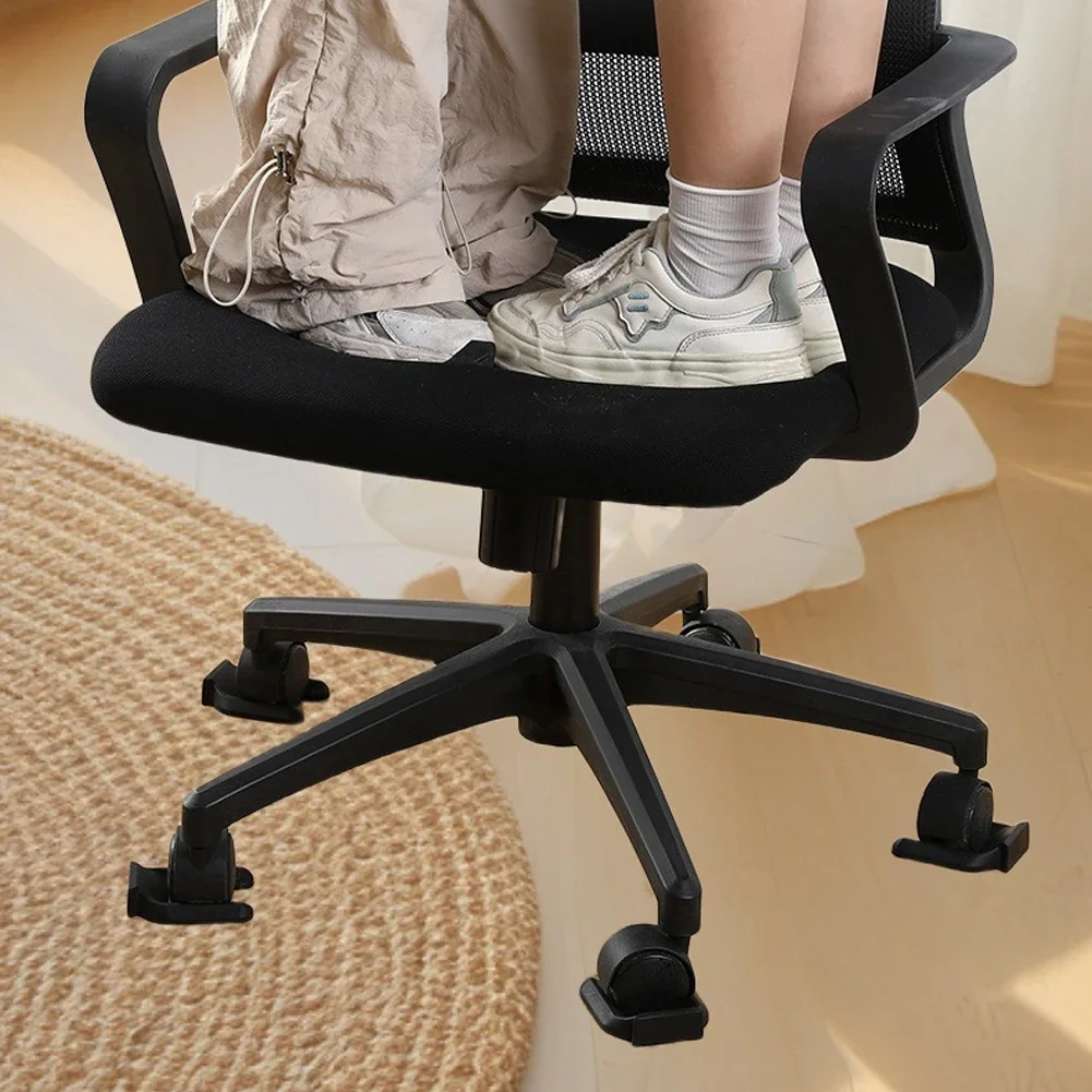 4PCS Furniture Coasters Chair Wheel Stopper Chair Roller Feet Furniture Legs Caster Anti-slip Pads Floor Protectors