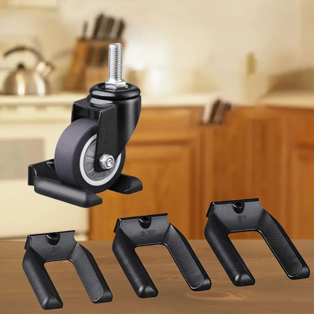 4PCS Furniture Coasters Chair Wheel Stopper Chair Roller Feet Furniture Legs Caster Anti-slip Pads Floor Protectors