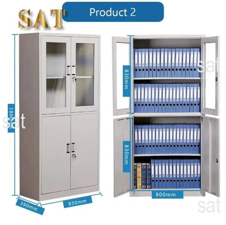 #For for office furniture 2 door filing cabinet steel storage cabinet cupboard metal filing cabinet lemari with glass door