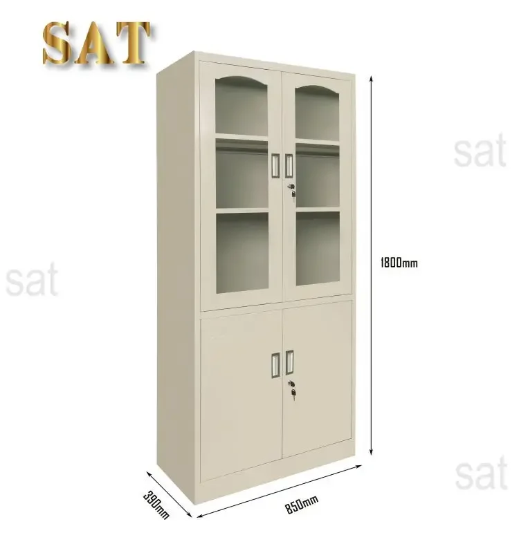#For for office furniture 2 door filing cabinet steel storage cabinet cupboard metal filing cabinet lemari with glass door