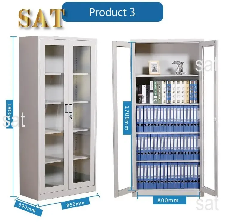#For for office furniture 2 door filing cabinet steel storage cabinet cupboard metal filing cabinet lemari with glass door