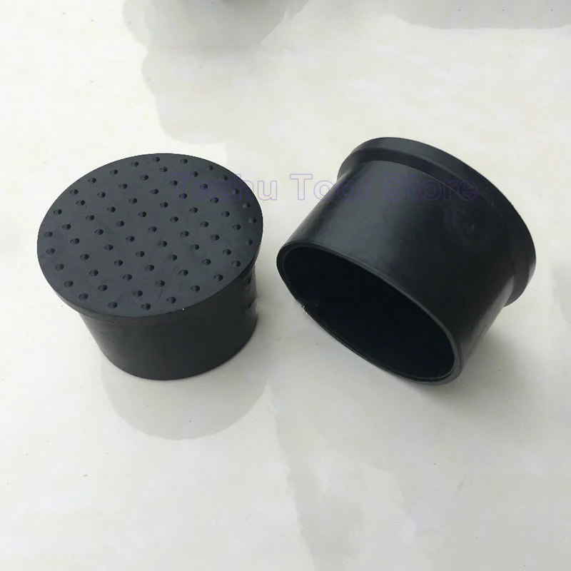 Round Black PVC Soft Rubber Pipe Sleeve Tube Cap Table Chair Foot Pad Protective Cover 6 8 10 12 14 16 19 20 22 25-120mm