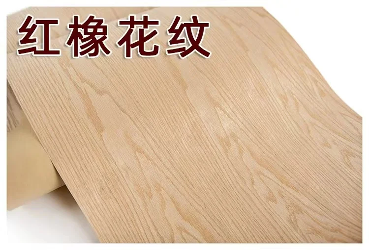Natural Wood Veneer Furniture Wallboard Veneer Wood Black walnut Ash White oak Flower pear wood Thai teak  Width:580mm T0.25