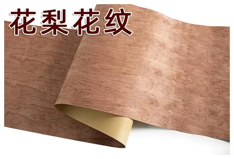 Natural Wood Veneer Furniture Wallboard Veneer Wood Black walnut Ash White oak Flower pear wood Thai teak  Width:580mm T0.25