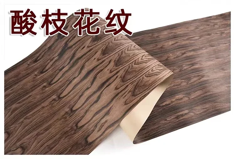 Natural Wood Veneer Furniture Wallboard Veneer Wood Black walnut Ash White oak Flower pear wood Thai teak  Width:580mm T0.25