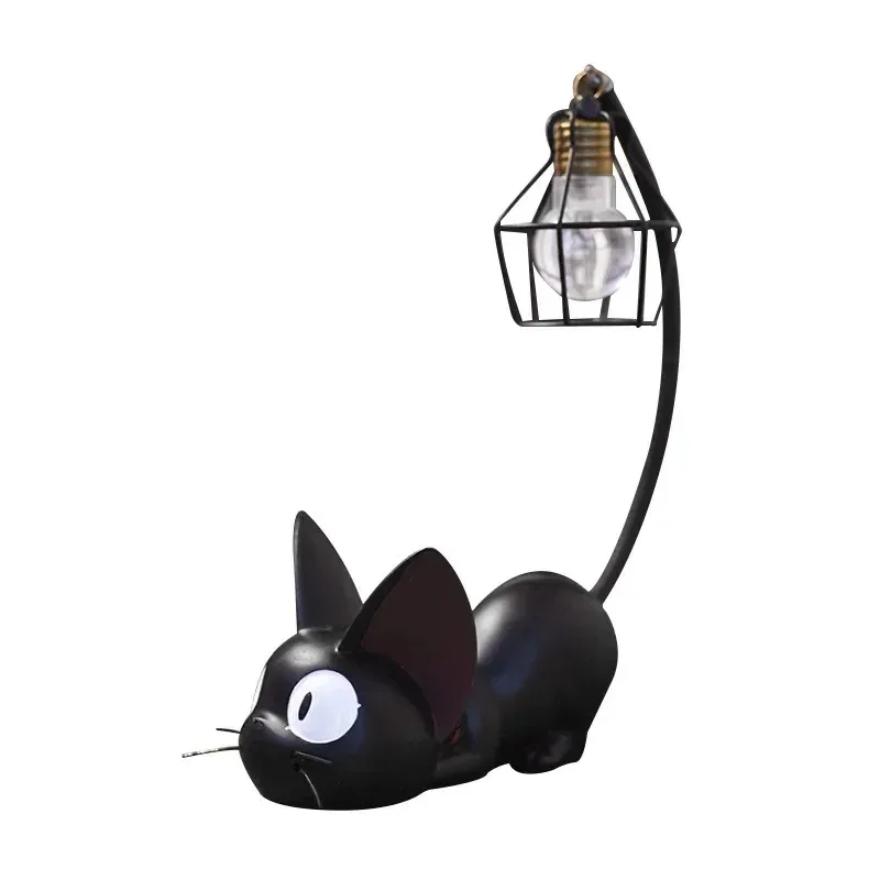 Little Black Cat Resin Night Light Creative Personality Small Commodity Resin Jewelry Lamp Ornament