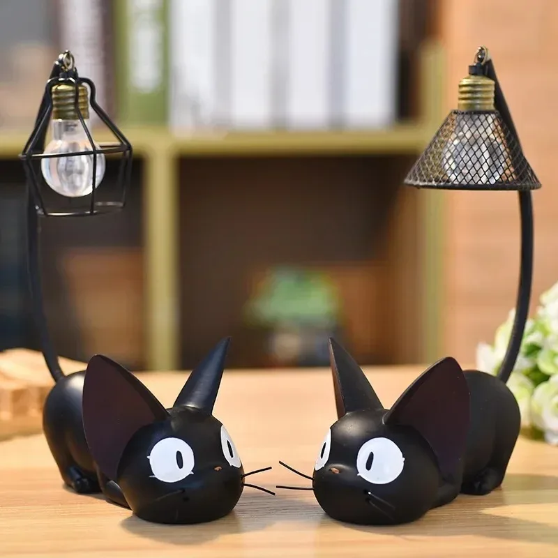 Little Black Cat Resin Night Light Creative Personality Small Commodity Resin Jewelry Lamp Ornament