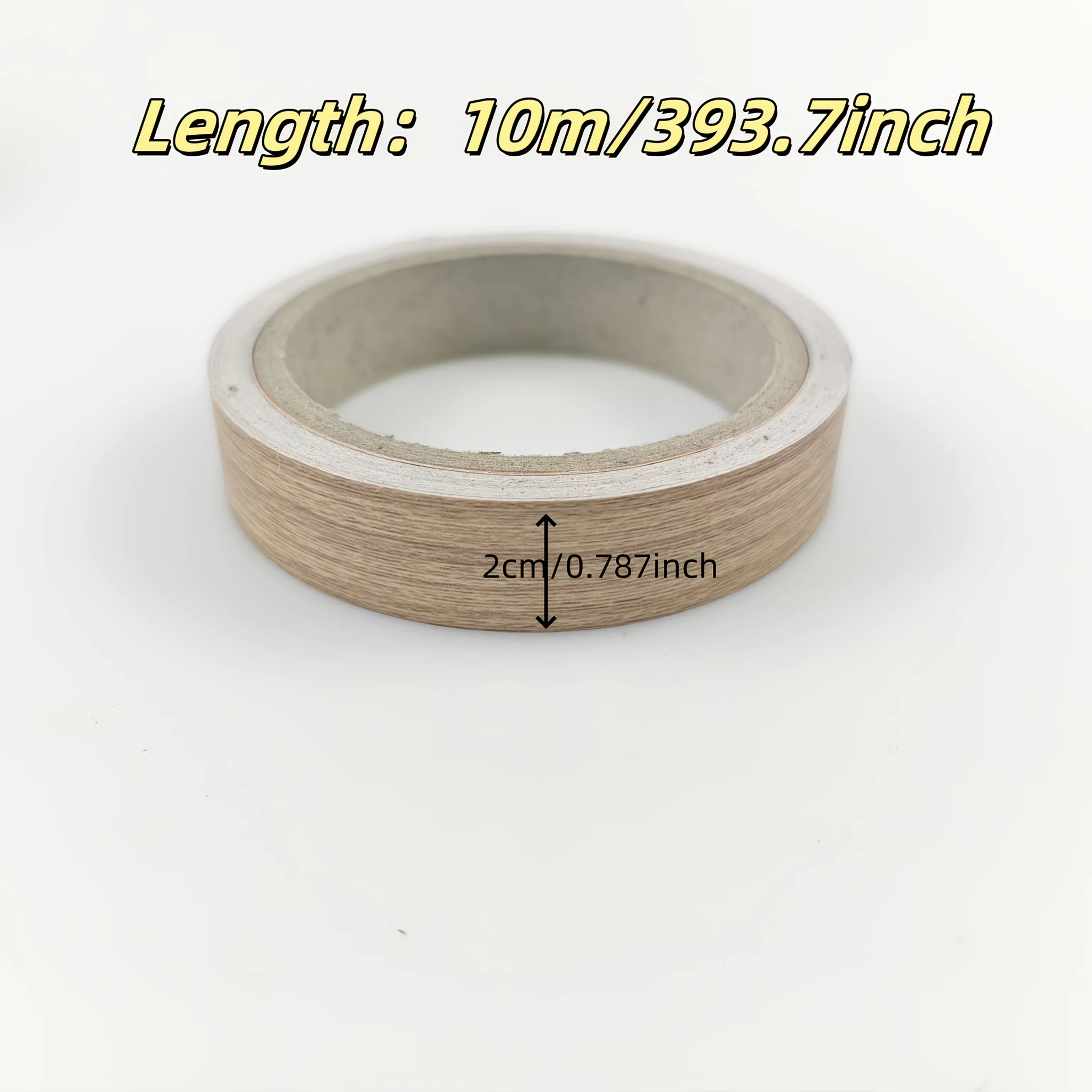 1PC 10mx2cm Preglued Edging PVC Edge Banding for Wood Kitchen Wardrobe Furniture Table Desk Board Edgeband Edger Glossy