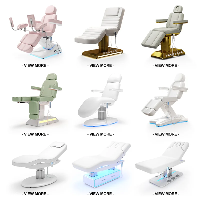 Electric Gynecology Exam Table With Metal Frame Synthetic Leather Upholstery And Stirrups For OB GYN Clinic Hospital Use
