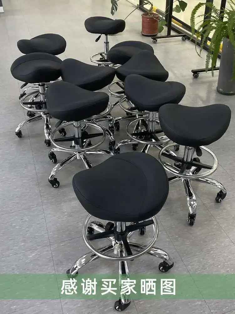 Backrest Lift Swivel Chair Pulley Kitchen Cook Barber Chair Treatment Saddle Stool Cosmetic Aesthetic Master Стул На Колесиках