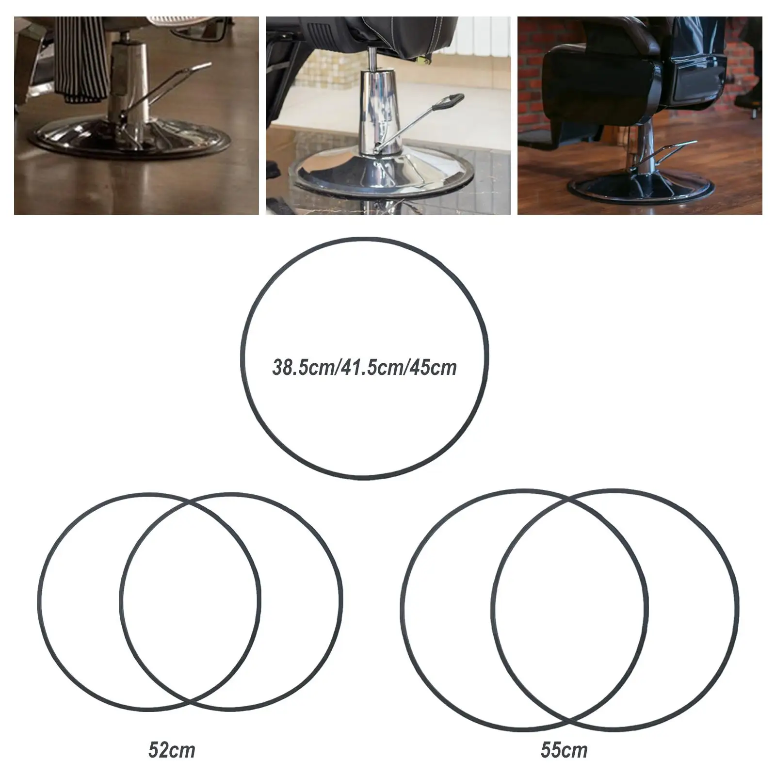 Bar Chair Chassis Base Non Slip Disc Rubber Ring Barstool Floor Protection